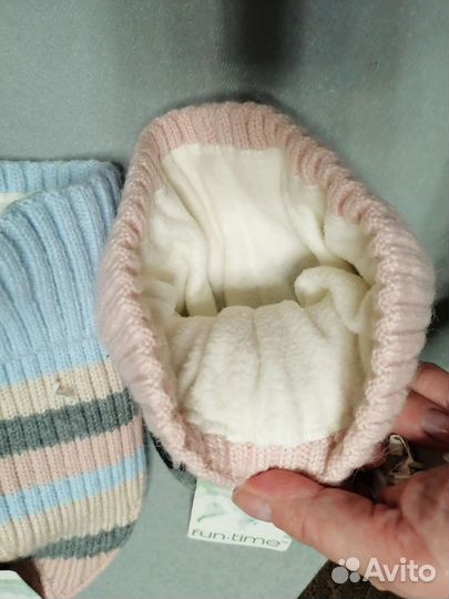 Шапка для девочки 6-8 лет