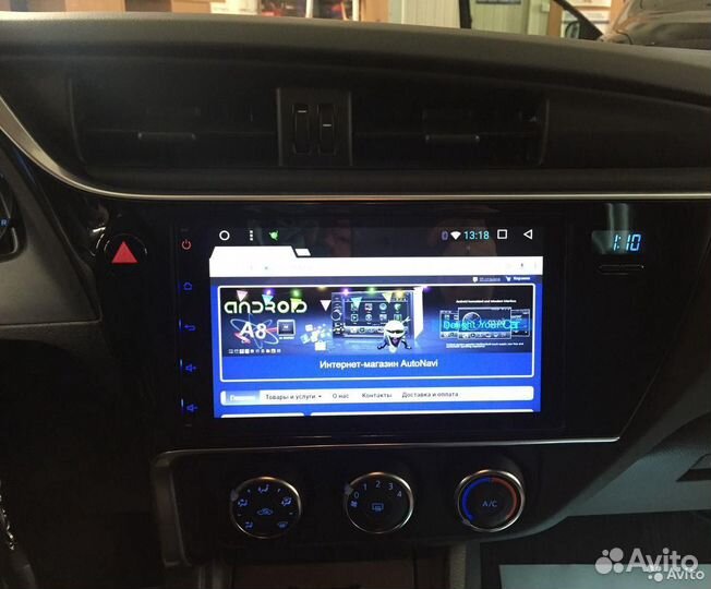 Магнитола Toyota Corolla 180 2017-2018 г. Android