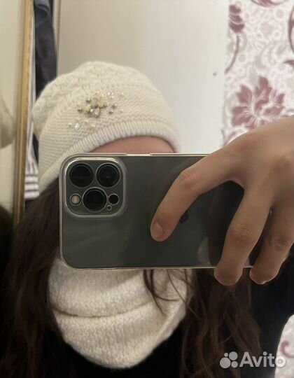 Комплект шапка и снуд женский