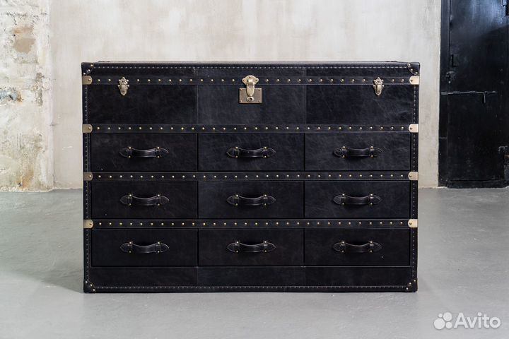 Тумба Black Charm Genuine Leather