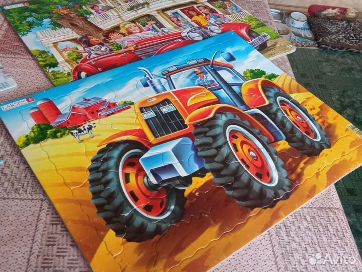 Трактор пазл