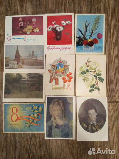 Открытки СССР, конверты