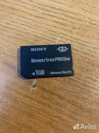 Карта памяти Sony Memory Stick Pro Duo 1 Gb
