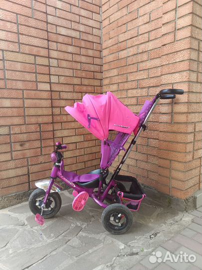 Детский велосипед с ручкой бу