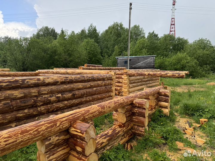 Сруб дома, бани 6х6