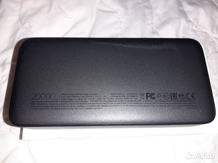 Powerbank внешний аккумулятор Xiaomi Redmi 20000