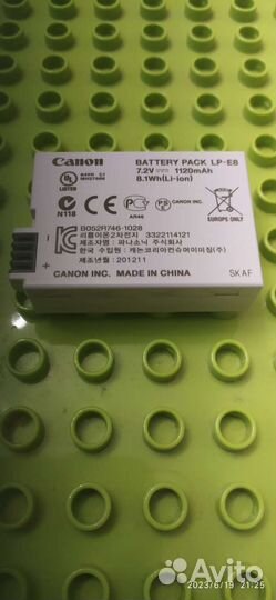 Аккумулятор Canon 600, 650.550,700D