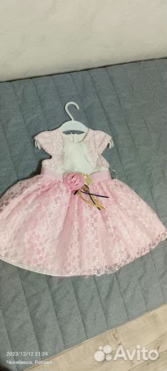 Платье для девочки 74 80