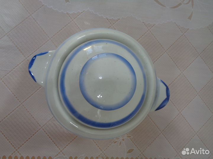 Горшок для запекания Гжель