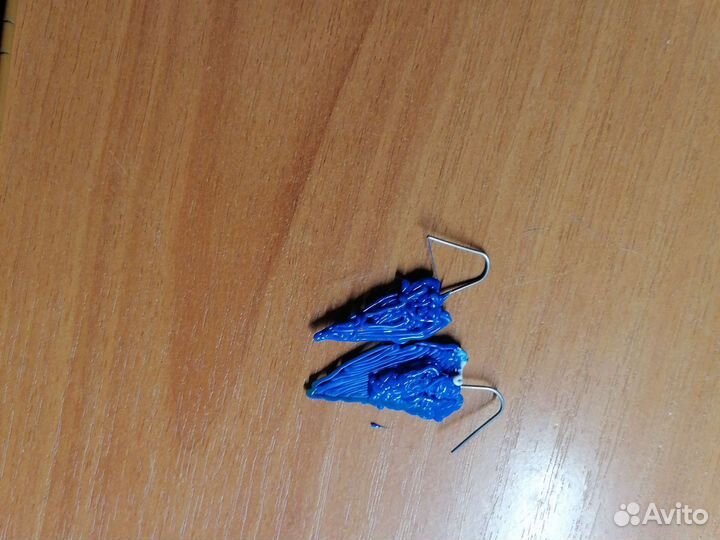 Серёжки из 3d ручки