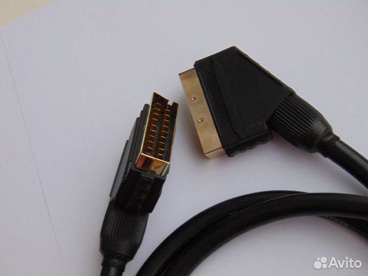 Кабель scart / тюльпан