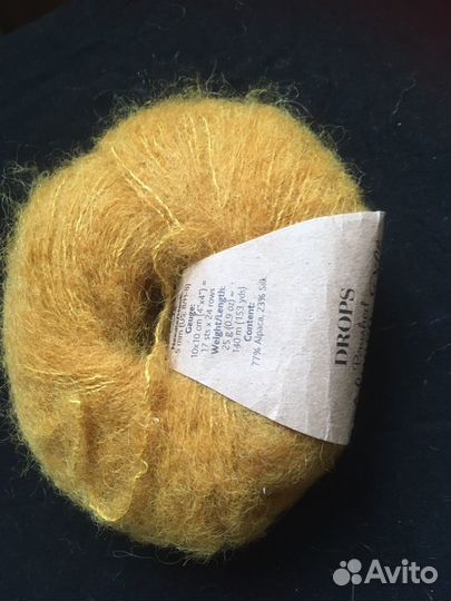 Пряжа моточная. Мохер и пр