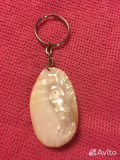 Перламутровая ракушка морская брелок