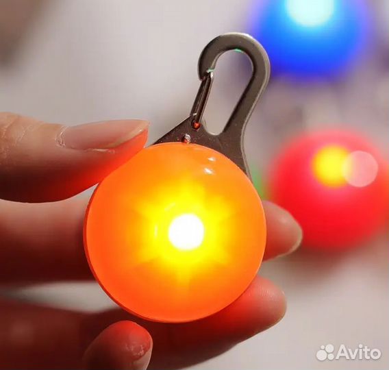 Светящийся кулон на ошейник