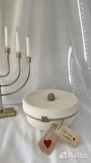 Корзинка круглая