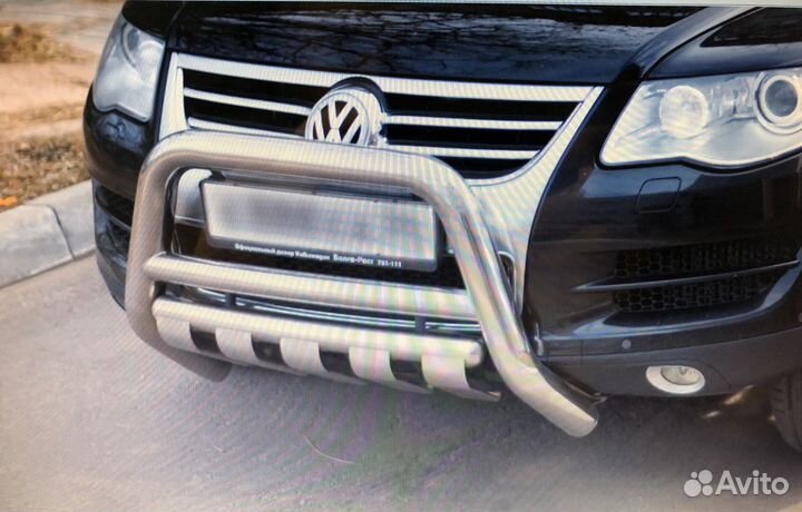 Кенгурятник с декором Seko Дуга переднего бампера