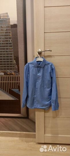 Рубашка школьная для мальчика рост 122-128