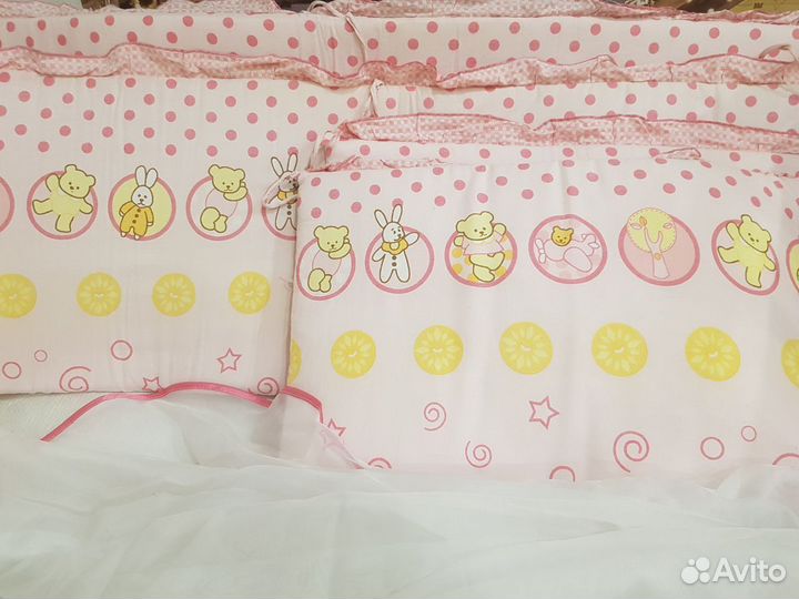 Бортики в детскую кроватку