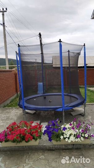 Батут с сеткой