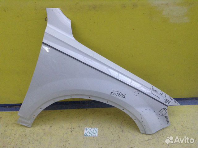 Audi Q7 крыло переднее правое алюминий