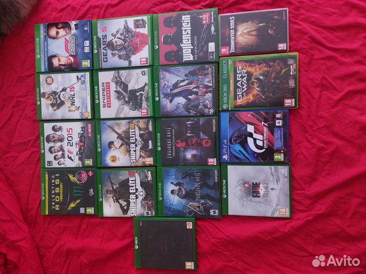 Игры на xbox one, Playstation,nintendo