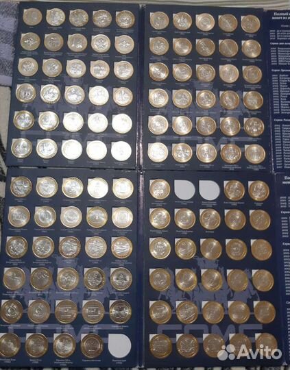 Монеты 10рублей биметаллические