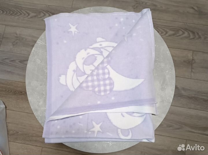 Одеяло байковое детское 90х100