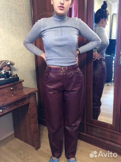 Кожаные брюки