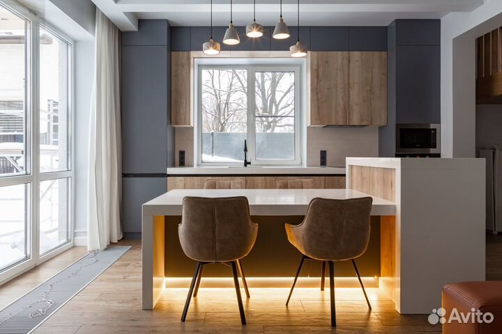 Изготовление кухни с антресолями Замеры,Сборка