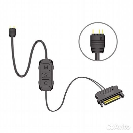 Контроллер подсветки argb 5V 3pin