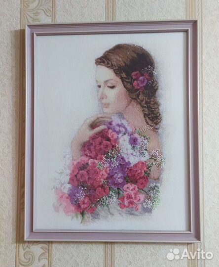 Картина вышитая крестом