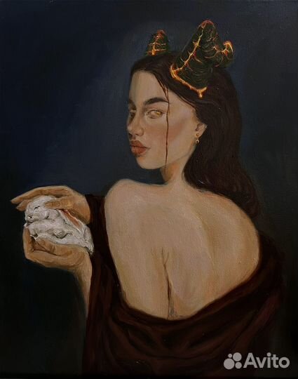 Нарисую портрет маслом или цифровой