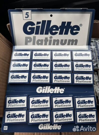 Лезвия для бритья Gillette Platinum