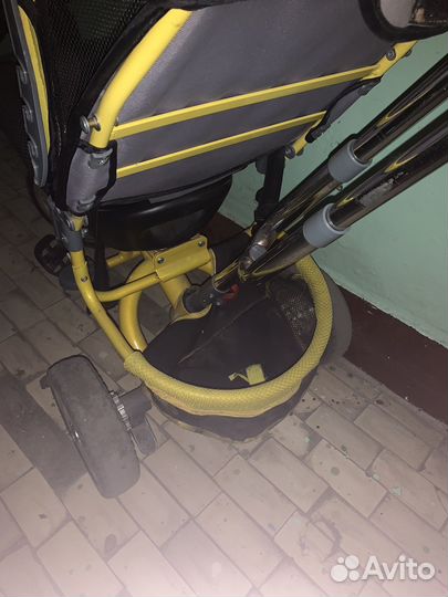 Велосипед коляска с ручкой