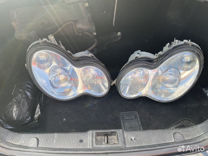 Фары на mercedes c203
