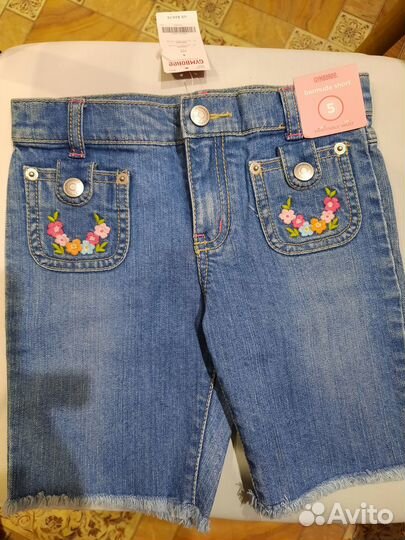Джинсовые шортики gymboree, 5T