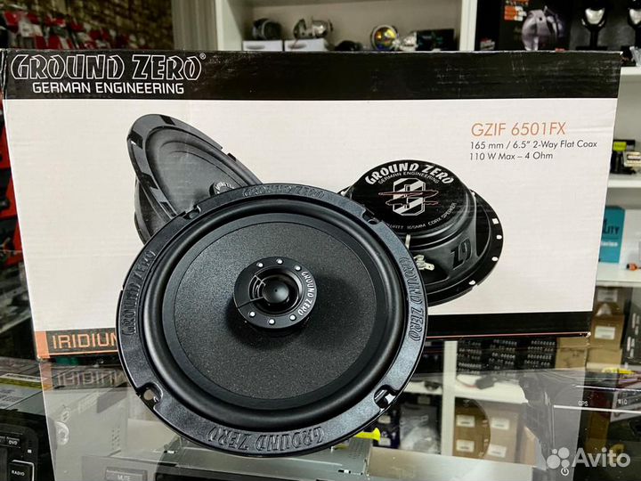 Коаксиальная акустика Ground zero gzif 6501FX