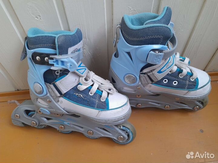 Роликовые коньки детские раздвижные