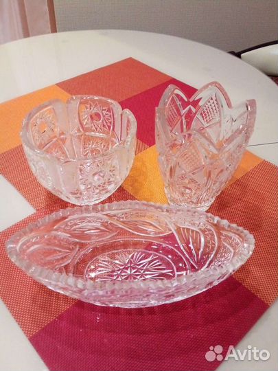 Вазы хрустальные СССР