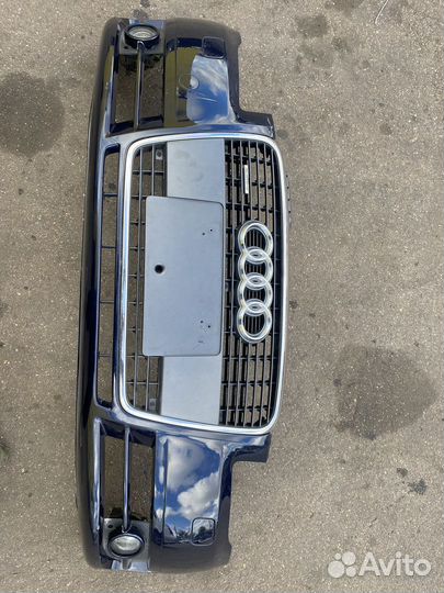 Бампер передний Audi A4 B7 8ED В сборе с решоткой