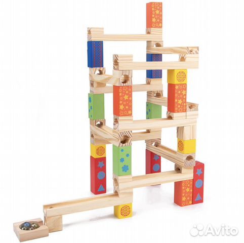 Конструктор-лабиринт с шариками (52 детали)