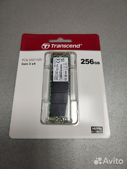 SSD 256Gb M.2 2280 Transcend MTE110S nvme