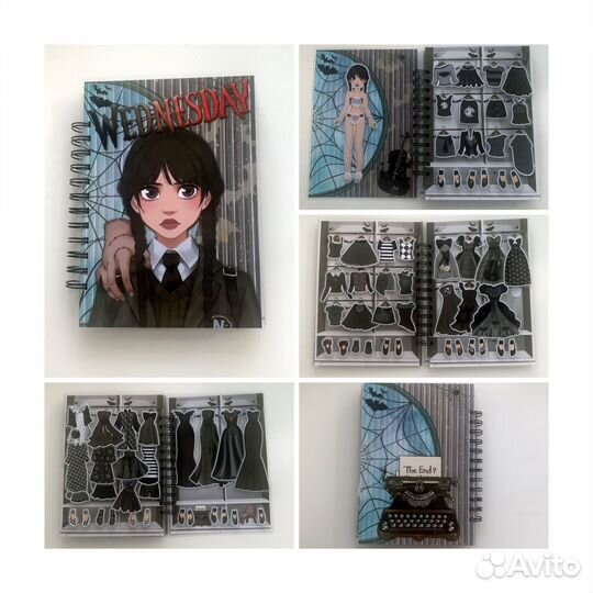 Альбом на липучках Уэнсдэй & Энид (Wednesday)