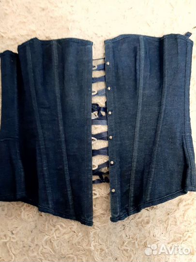 Джинсовый корсет