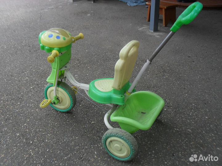 Детский велосипед бу с ручкой