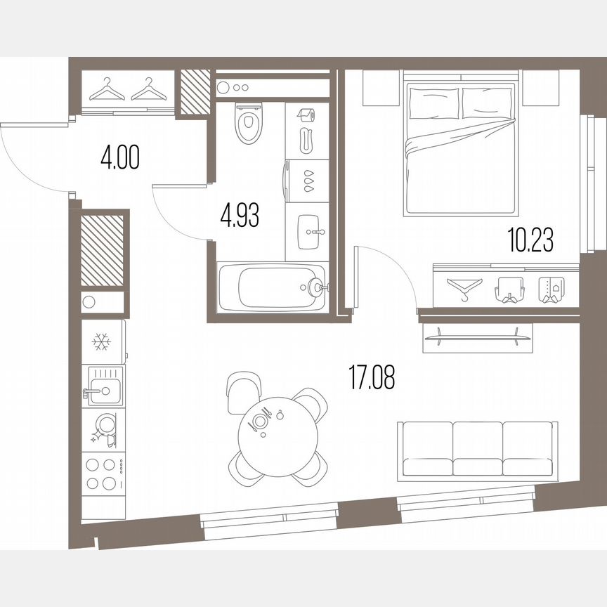 1-к. квартира, 36,2 м², 7/10 эт.