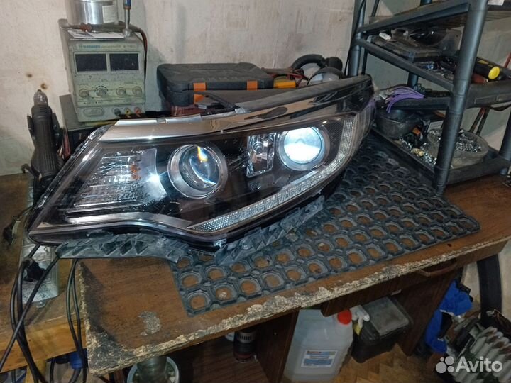 Фара левая Киа Оптима 4/Kia Optima 4 Ксенон