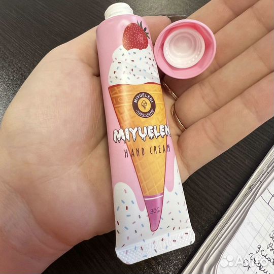 Крем для рук в форме мороженого