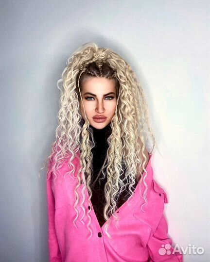 Афрохвост, боксерские косы, брейды, афрокосы