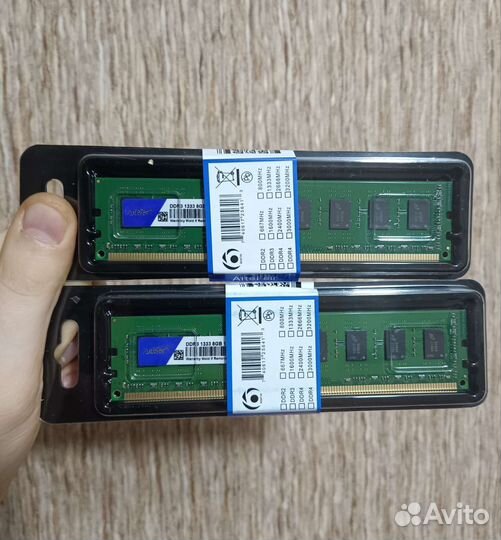 Оперативная память DDR3 16GB 1333Mhz новая